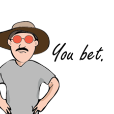 Uncle Oh speaks English sticker #8970862