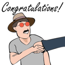 Uncle Oh speaks English sticker #8970866