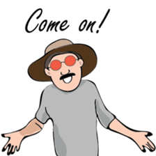 Uncle Oh speaks English sticker #8970868