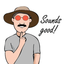 Uncle Oh speaks English sticker #8970870