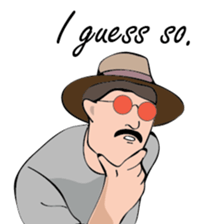 Uncle Oh speaks English sticker #8970878