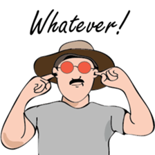 Uncle Oh speaks English sticker #8970879