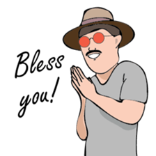 Uncle Oh speaks English sticker #8970880