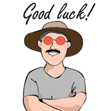 Uncle Oh speaks English sticker #8970881