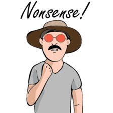 Uncle Oh speaks English sticker #8970885