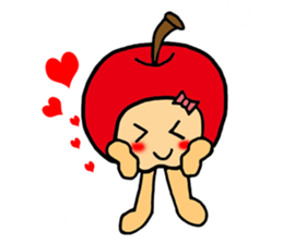 Watermelon guy & Apple Lady-Dating sticker #8971007