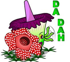 BungaBang the Corpse Flower sticker #8971197