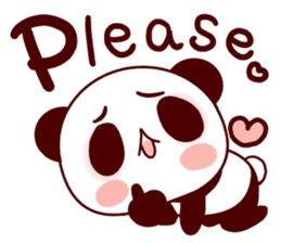 More!Lover is full of panda! sticker #8971621
