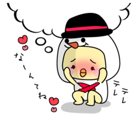 Rabbit and piyo sticker #8971659