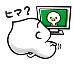 Monkey of the New Year's holiday sticker #8971761