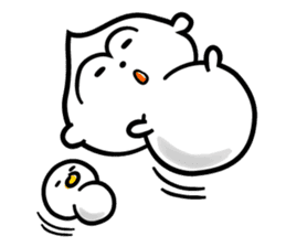 Monkey of the New Year's holiday sticker #8971771