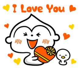 Monkey of the New Year's holiday sticker #8971774