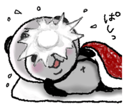 Panda in panda (winter version) sticker #8972547