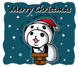Panda in panda (winter version) sticker #8972562