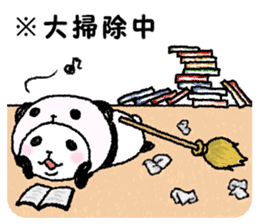 Panda in panda (winter version) sticker #8972565