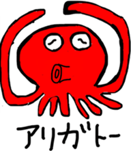 Octopus & Squid's stickers sticker #8972906