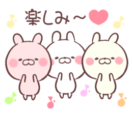 cute rabbit 1 sticker #8973670