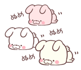cute rabbit 1 sticker #8973685
