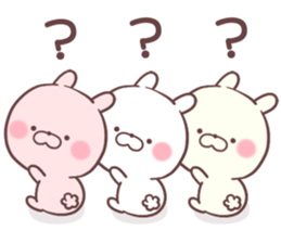 cute rabbit 1 sticker #8973688