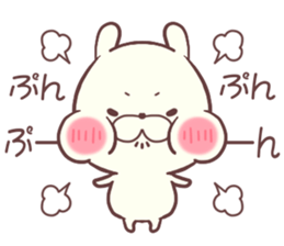 cute rabbit 1 sticker #8973693