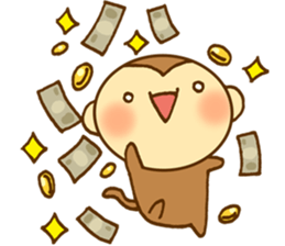 It is monkey year sticker #8973926