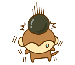 It is monkey year sticker #8973927