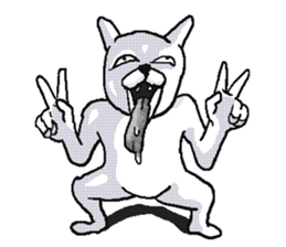 Uzasugiru rabbit. sticker #8974215