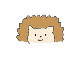yuru Hedgehog sticker #8974376