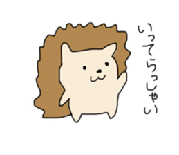 yuru Hedgehog sticker #8974399