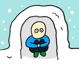 It's so cold!! sticker #8974861