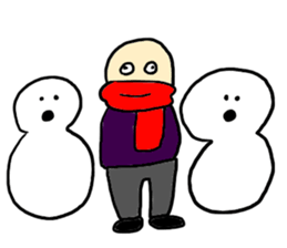 It's so cold!! sticker #8974869