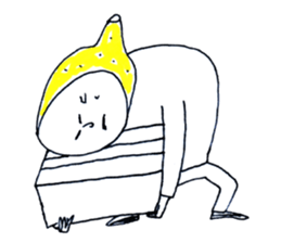 Lemon Cap Man sticker #8974896