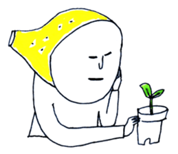 Lemon Cap Man sticker #8974897