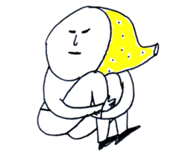 Lemon Cap Man sticker #8974901