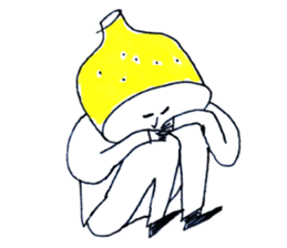 Lemon Cap Man sticker #8974902