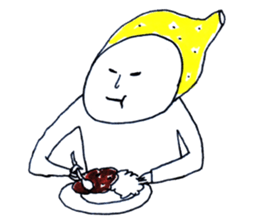 Lemon Cap Man sticker #8974904