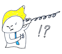 Lemon Cap Man sticker #8974912