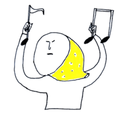 Lemon Cap Man sticker #8974916