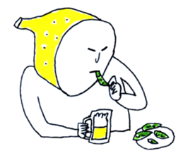 Lemon Cap Man sticker #8974918