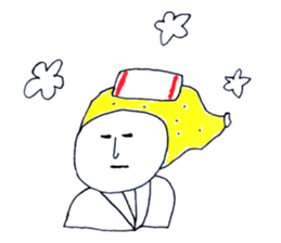 Lemon Cap Man sticker #8974920