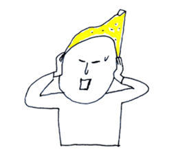 Lemon Cap Man sticker #8974921