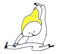 Lemon Cap Man sticker #8974924