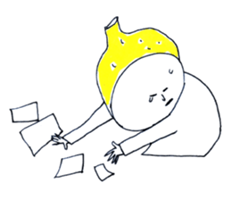 Lemon Cap Man sticker #8974929