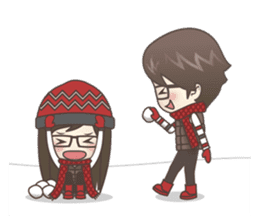 Mikaela & Lyon: Winter Edition sticker #8975536