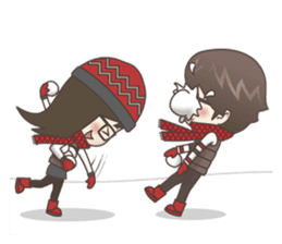 Mikaela & Lyon: Winter Edition sticker #8975537