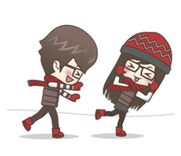 Mikaela & Lyon: Winter Edition sticker #8975538