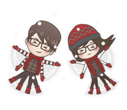 Mikaela & Lyon: Winter Edition sticker #8975539