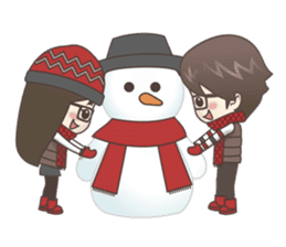 Mikaela & Lyon: Winter Edition sticker #8975540