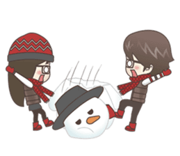 Mikaela & Lyon: Winter Edition sticker #8975541