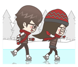 Mikaela & Lyon: Winter Edition sticker #8975542